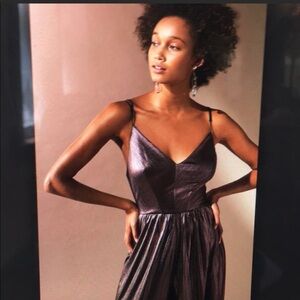 Urban outfitters metallic jumpsuit